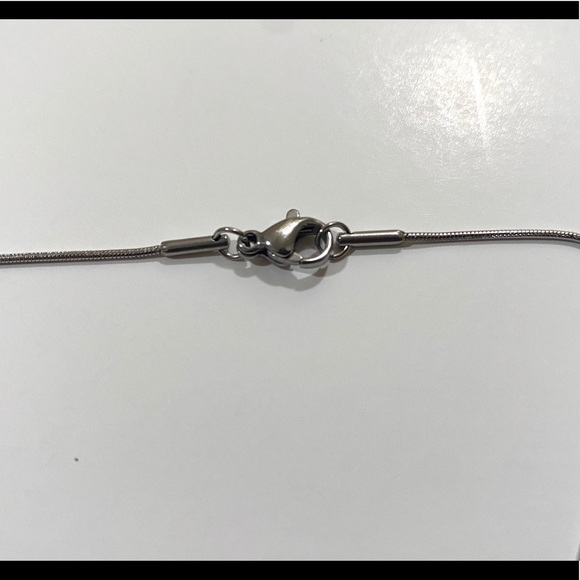 🐠Agate pendant on stainless steel chain - Picture 7 of 7